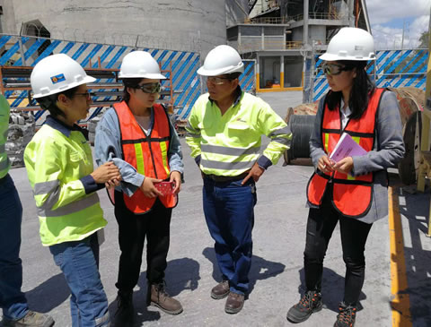 We visited Cemex cement, a South American cement group