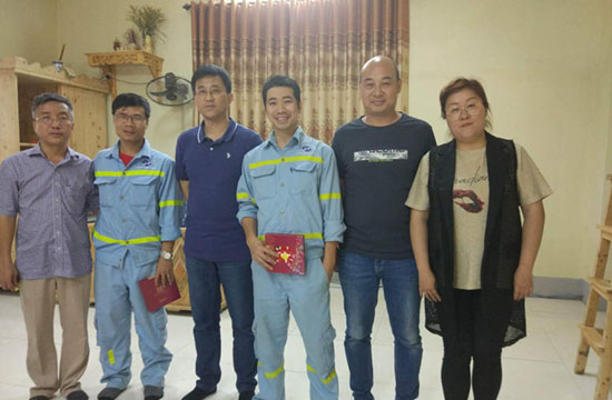 Visiting Vietnam cement plant