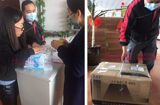 ZHILI has been mailed thousands of medical masks to friends in need