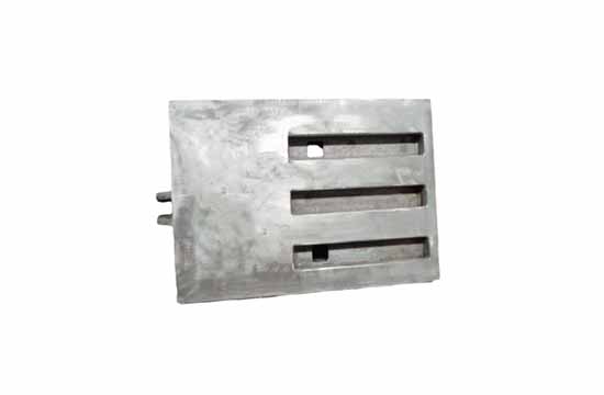 Wear-resistant cement grate cooler grate plate